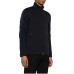 EMPORIO ARMANI SWEATSHIRT BLU NAVY FULL ZIP IN DOUBLE JERSEY CON BANDE CON LOGO LETTERING ALL OVER TONO SU TONO	