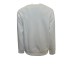 EMPORIO ARMANI SWEATSHIRT IN COTONE A GIROCOLLO CON MAXI LOGO LETTERING TONO SU TONO 