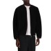 EMPORIO ARMANI SWEATSHIRT BLACK CON ZIP E LOGO LETTERING ALL OVER