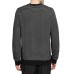 EMPORIO ARMANI PULLOVER BLACK CON LOGO LETTERING ALL OVER