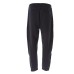 EMPORIO ARMANI TROUSER JOGGER BLU NAVY CON BANDE CON LOGO LETTERING TONO SU TONO