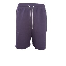 EMPORIO ARMANI BERMUDA REGULAR FIT VIOLA CON BANDE LOGATE	