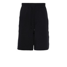 EMPORIO ARMANI BERMUDA REGULAR FIT BLU NAVY CON BANDE LOGATE