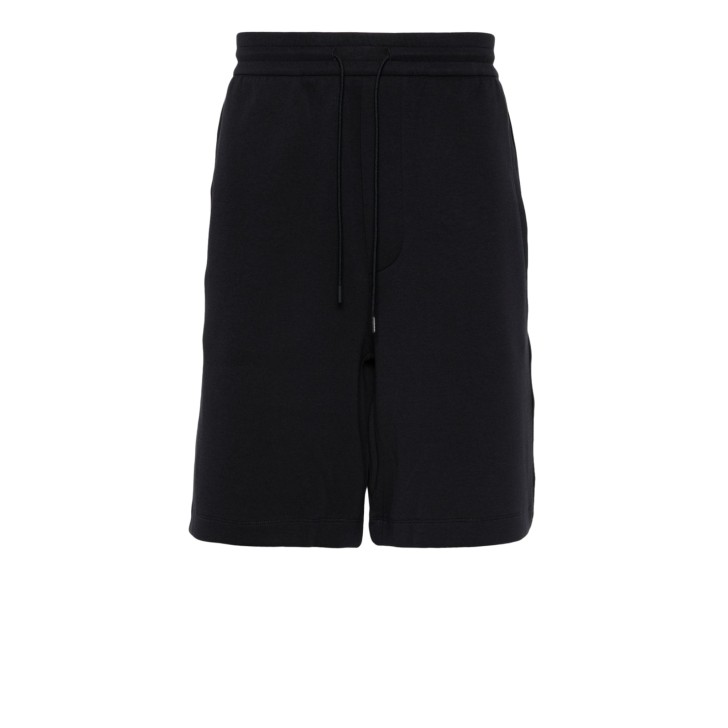 EMPORIO ARMANI BERMUDA REGULAR FIT BLU NAVY CON BANDE LOGATE