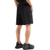 EMPORIO ARMANI BERMUDA REGULAR FIT BLACK CON BANDE LOGATE 