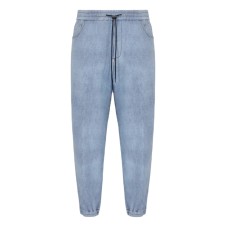 EMPORIO ARMANI TROUSER CINQUE TASCHE DENIM BLU CHIARO 