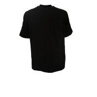 EMPORIO ARMANI T-SHIRT A MANICA CORTA IN COTONE BLACK CON LOGO LETTERING	