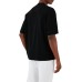 EMPORIO ARMANI T-SHIRT A MANICA CORTA IN COTONE BLACK CON LOGO LETTERING	
