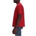 EMPORIO ARMANI T-SHIRT A MANICA CORTA ROSSA CON MAXI LOGO AQUILA 