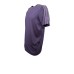 EMPORIO ARMANI T-SHIRT IN LYOCELL VIOLA A MANICA CORTA CON BANDE CON LOGO LETTERING ALL OVER TONO SU TONO	