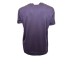 EMPORIO ARMANI T-SHIRT IN LYOCELL VIOLA A MANICA CORTA CON BANDE CON LOGO LETTERING ALL OVER TONO SU TONO	