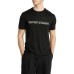 EMPORIO ARMANI T-SHIRT A MANICA CORTA BLACK CON LOGO LETTERING	