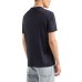 EMPORIO ARMANI T-SHIRT A MANICA CORTA BLU NAVY CON LOGO LETTERING