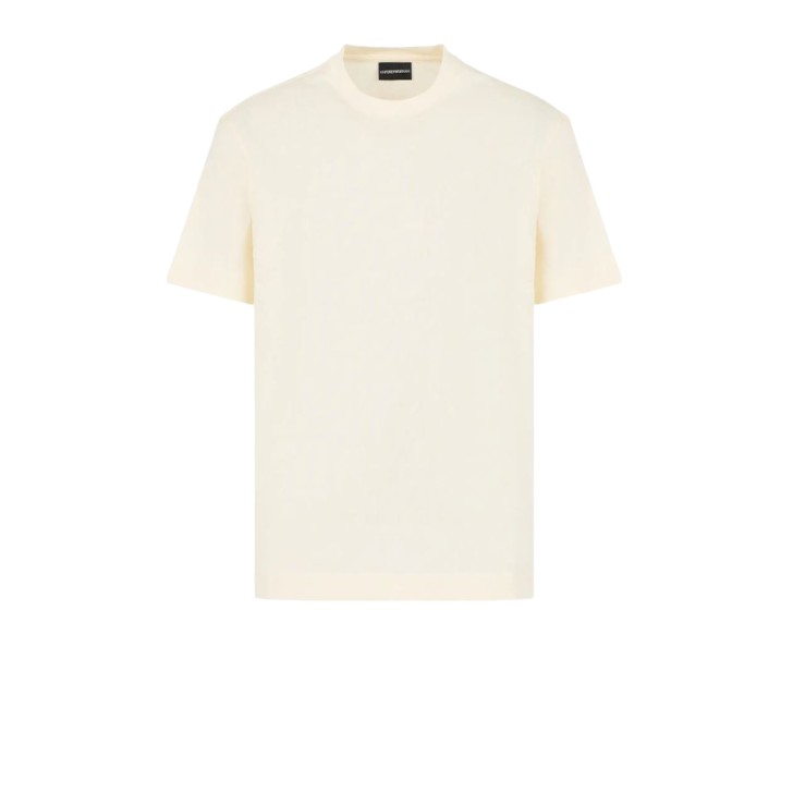 EMPORIO ARMANI T-SHIRT A MANICA CORTA CON LOGO LETTERING ALL OVER	