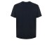 EMPORIO ARMANI T-SHIRT A MANICA CORTA BLU NAVY CON LOGO LETTERING ALL OVER	