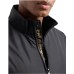 Ea7 Emporio Armani giubbotto nero con logo oro 