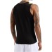 EA7 Emporio Armani canottiera nera con bande logate 