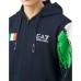 EA7 EMPORIO ARMANI FELPA CON BANDIERA ITALIA
