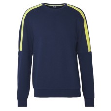 EA7 Emporio Armani felpa a girocollo blu da Uomo