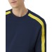 EA7 Emporio Armani felpa a girocollo blu da Uomo