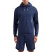 EA7 Emporio Armani felpa con cappuccio blu da Uomo 