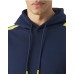 EA7 Emporio Armani felpa blu da Uomo con cappuccio 