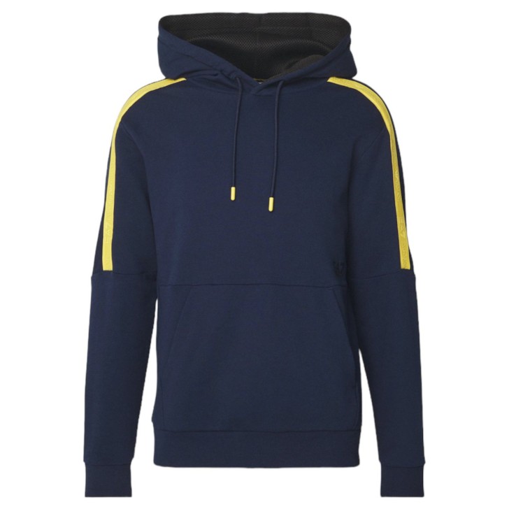 EA7 Emporio Armani felpa blu da Uomo con cappuccio 