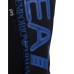 EA7 Emporio Armani pantalone di tuta nero con logo blu 