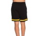 EA7 EMPORIO ARMANI PANTALONCINO NERO CON BANDE 