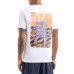 EA7 EMPORIO ARMANI t-shirt bianca con stampa sul retro