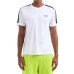 EA7 EMPORIO ARMANI T-SHIRT BIANCA CON BANDE