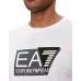 EA7 EMPORIO ARMANI T-SHIRT BIANCA CON STAMPA 