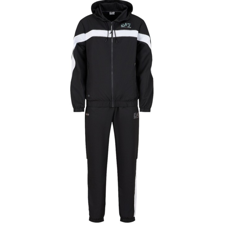 EA7 Emporio Armani tuta completa ventus da Uomo con cappuccio 