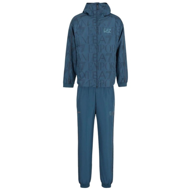 EA7 Emporio Armani tuta completa ventus da Uomo con stampa all over 
