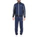 EA7 EMPORIO ARMANI TUTA COMPLETA BLU CON ZIP 