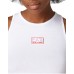 EA7 Emporio Armani top bianco con banda logata 