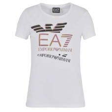 EA7 Emporio Armani t-shirt da donna bianca 