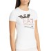 EA7 Emporio Armani t-shirt da donna bianca 