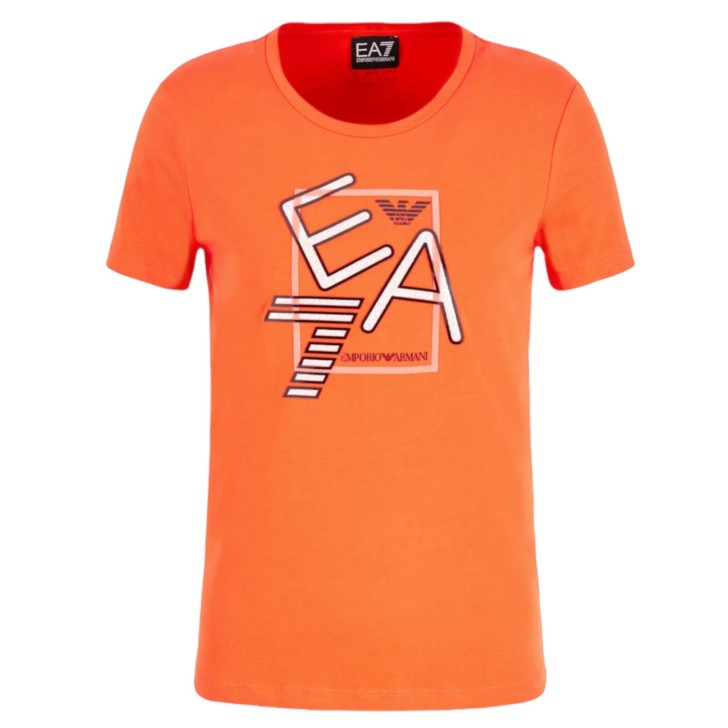 EA7 Emporio Armani t-shirt da Donna arancione 
