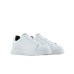 Emporio Armani Sneakers in pelle martellata Bianca da Uomo
