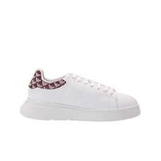 Emporio Armani Sneakers in pelle con retro monogram