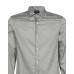 Emporio Armani Camicia Bianca REGULAR FIT con stampa Aquila Nera All Over