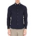 Emporio Armani Camicia Blu Navy REGULAR FIT da Uomo