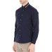 Emporio Armani Camicia Blu Navy REGULAR FIT da Uomo