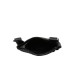 Emporio Armani Tracolla piatta Nera in tessuto jacquard logo All Over