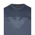 Emporio Armani T-Shirt a manica corta Petrolio con logo Aquila da Uomo