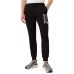 EA7 Emporio Armani Pantalone da uomo nero con logo a contrasto nella parte anteriore