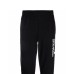 EA7 Emporio Armani Pantalone da uomo nero con logo a contrasto nella parte anteriore