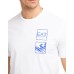 EA7 Emporio Armani T-shirt bianca con logo da Uomo