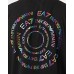 EA7 Emporio Armani T-shirt da Uomo Nera con logo a contrasto 